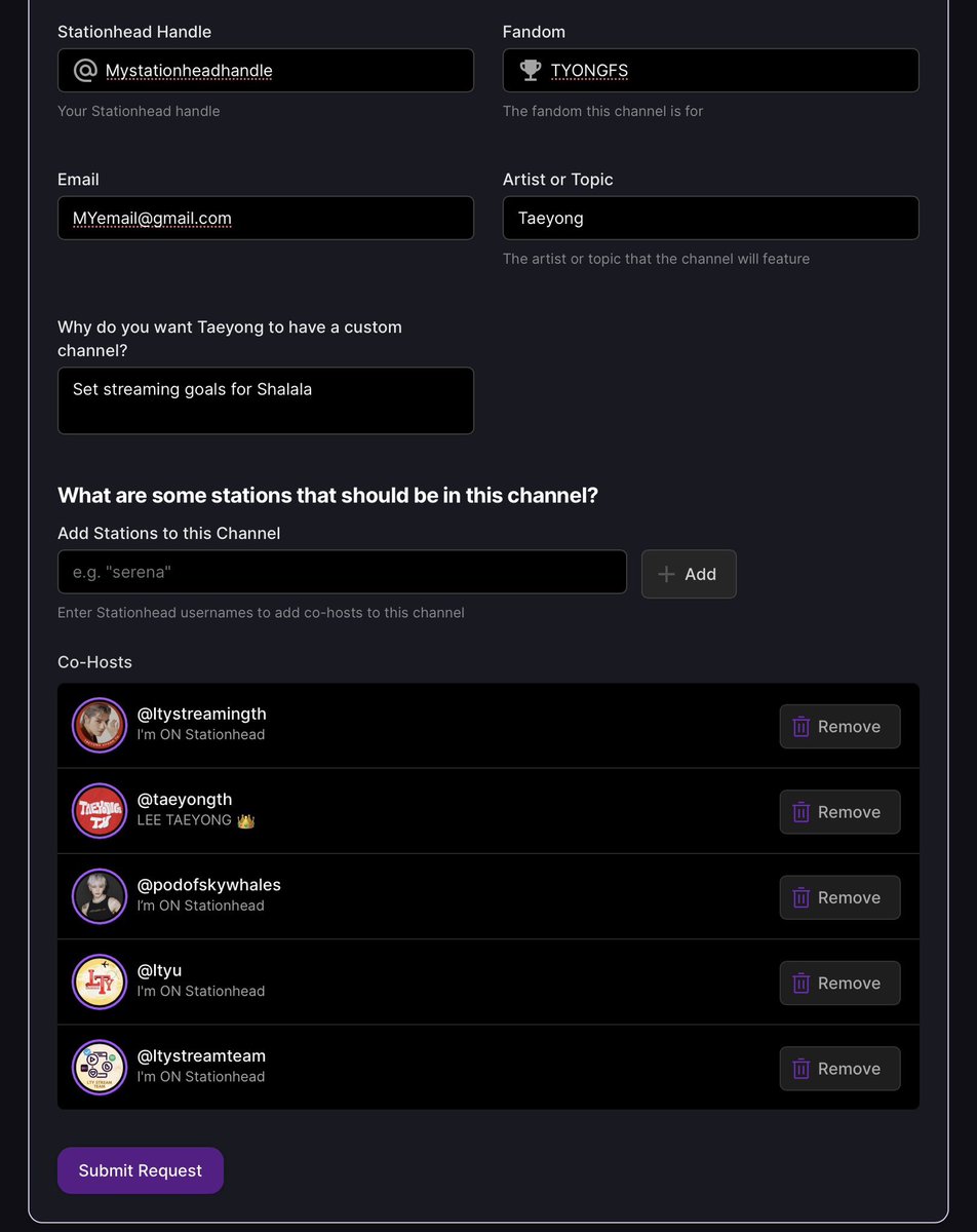 tytaped's tweet photo. tyongfs, let's request a fandom channel specifically for us and taeyong on stationhead! see the screenshot to see how 
https://t.co/E1jepXsIdW https://t.co/TKy3oEcnUx