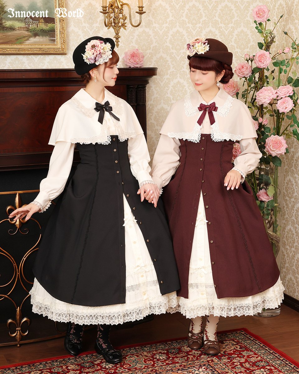 👑2023AW Collection👑 『ビクトリアンバッスルジャンパースカート(新