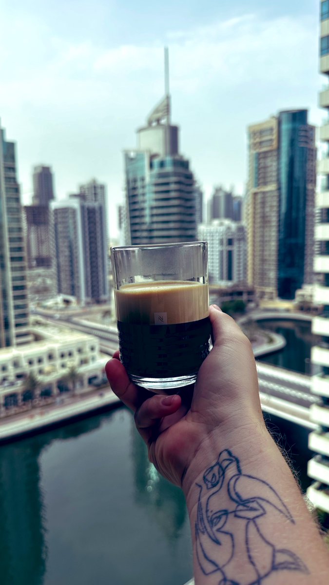 Morning views with <a href="/Nespresso/">Nespresso Global</a> #Dubai