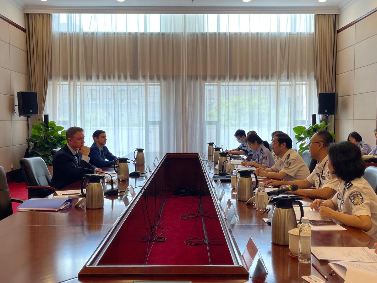 First trip to Beijing since the border reopened. Important discussions with the Ministry of Public Security and different agencies on coming Mekong Ministerial and regional organized crime situation - a sense of urgency, and acknowledgement govts need to get together on solutions