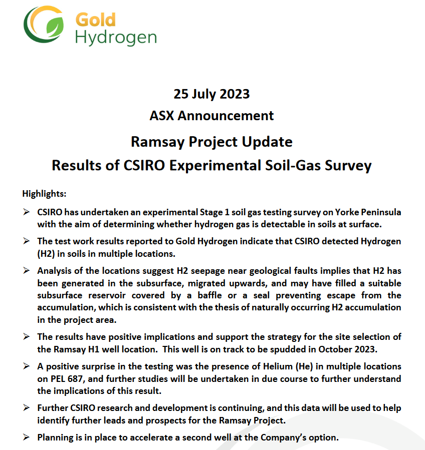 Gold Hydrogen Ltd tweet media