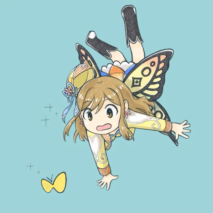 だいぶ前の絵だけど気に入ってるから再掲〜  #見た人は無言で躍動感を魅せる