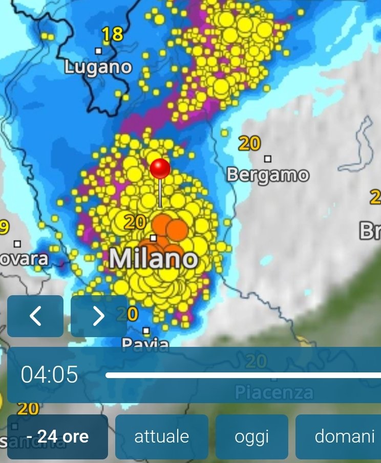 ildinolib's tweet photo. 24-25 Luglio 2023. In meno di 24h tre fortissime perturbazioni interessano Milano e tutta la fascia a nord del Po.
#maltempo #milano #meteoradar https://t.co/gSfX8F6k6N