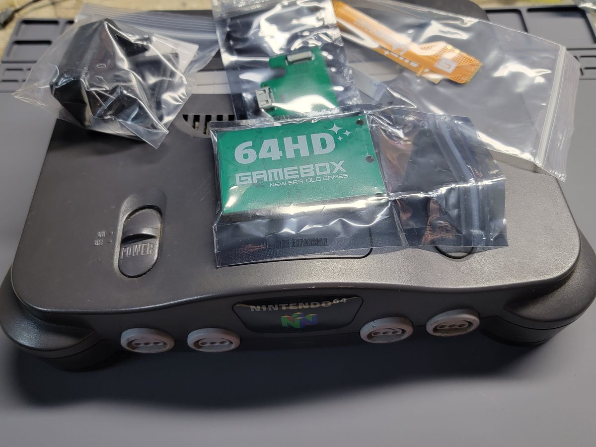 GVGmods's tweet photo. On the bench tonight #64hd from @GameboxSystems https://t.co/dUEDEygk9r
