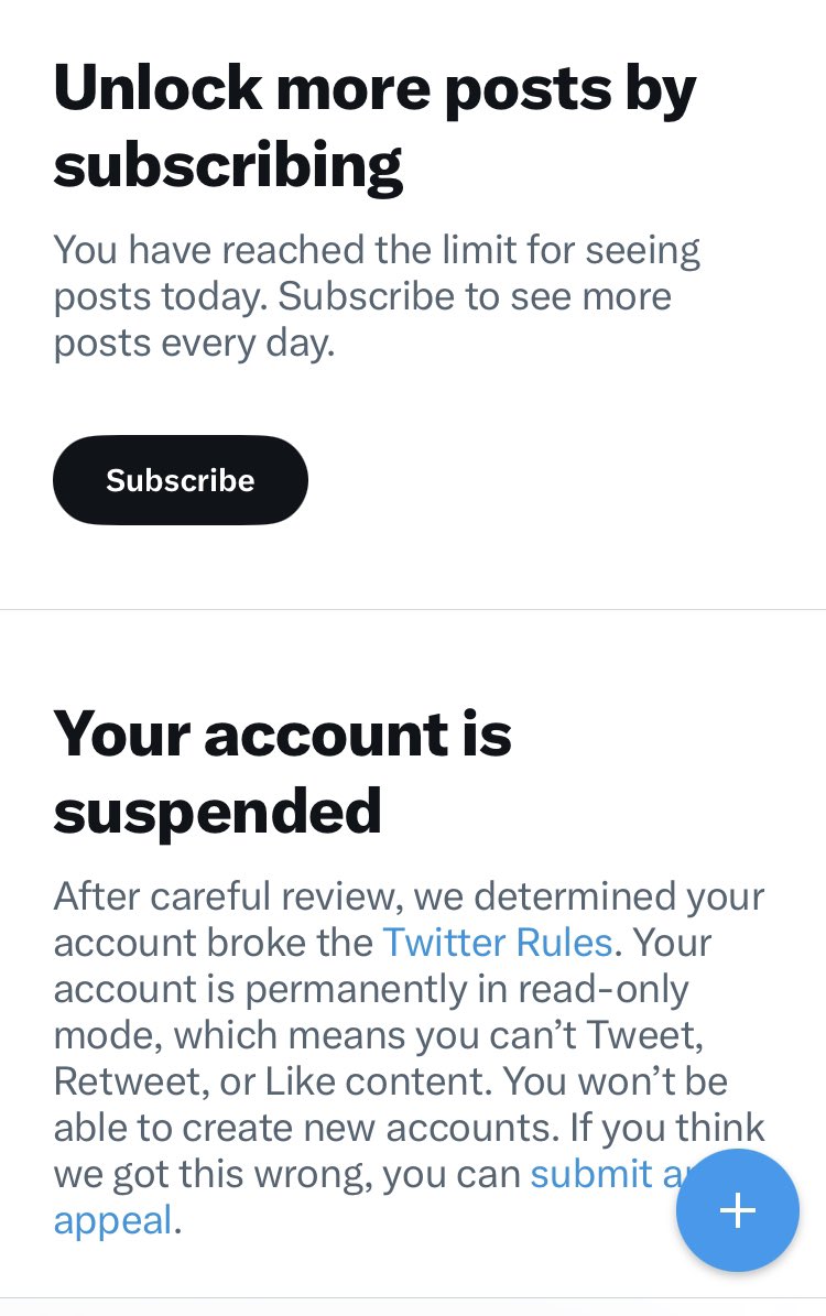 SassynachWitch's tweet photo. @CampArlington I got locked out of @t_sassench and can’t see anything in my feed until I subscribe. I have no idea why I was perma banned in the first place. Seems kind of fishy that I’m banned and have to pay to see posts. https://t.co/2CPeyK9UhZ