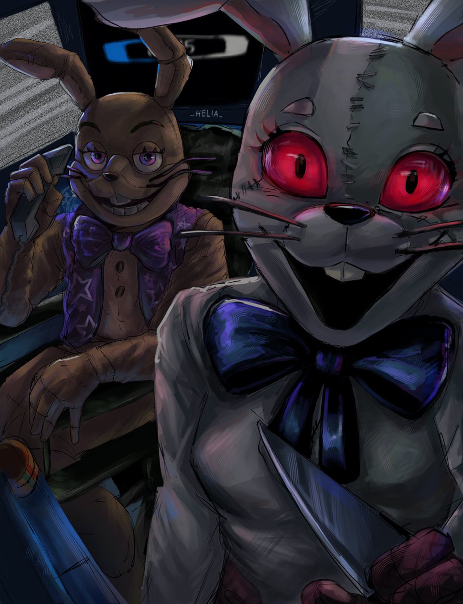 Gaiuki-COMMISSIONS OPEN on X: wip fanart of glitchtrap and vanny #FNAF #fnafsecuritybreach / X