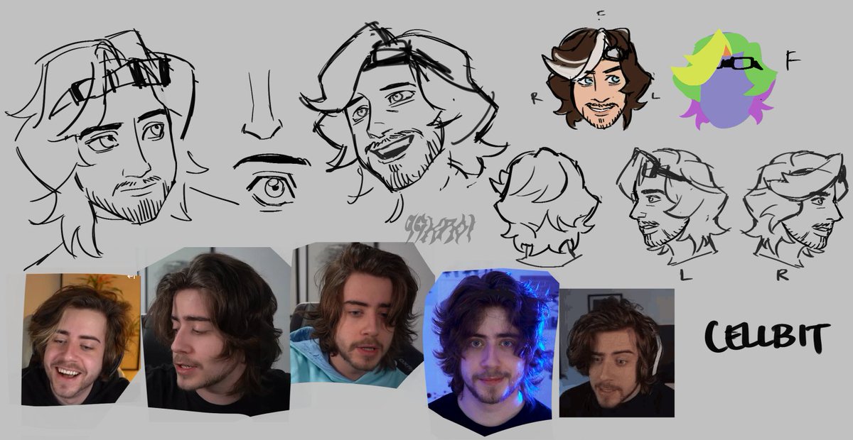 99kroi's tweet photo. HI IM BACK I MISS U ALL!!!!! I've been doing some face studies of the qsmp members >:3c More coming soon lol #qsmpfanart https://t.co/4xlcKpILXV