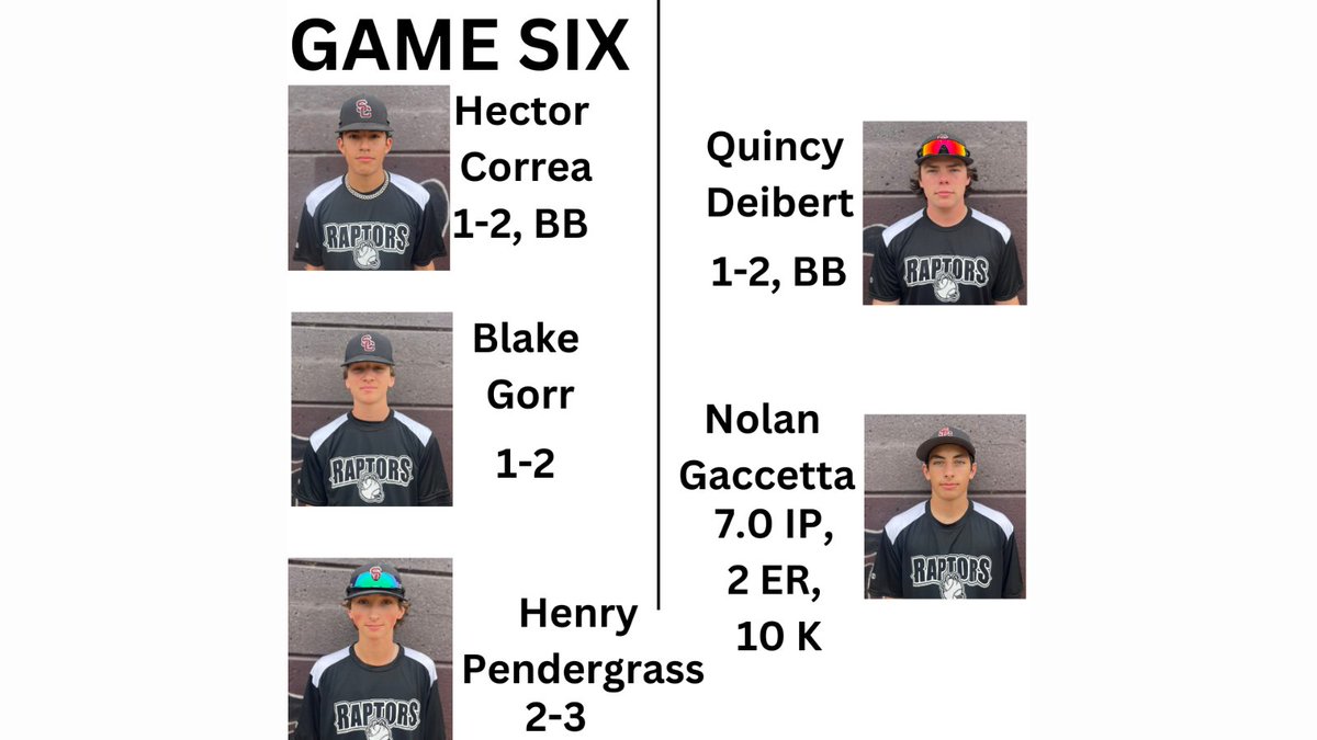 Silver Creek Raptors Summer Baseball tweet media