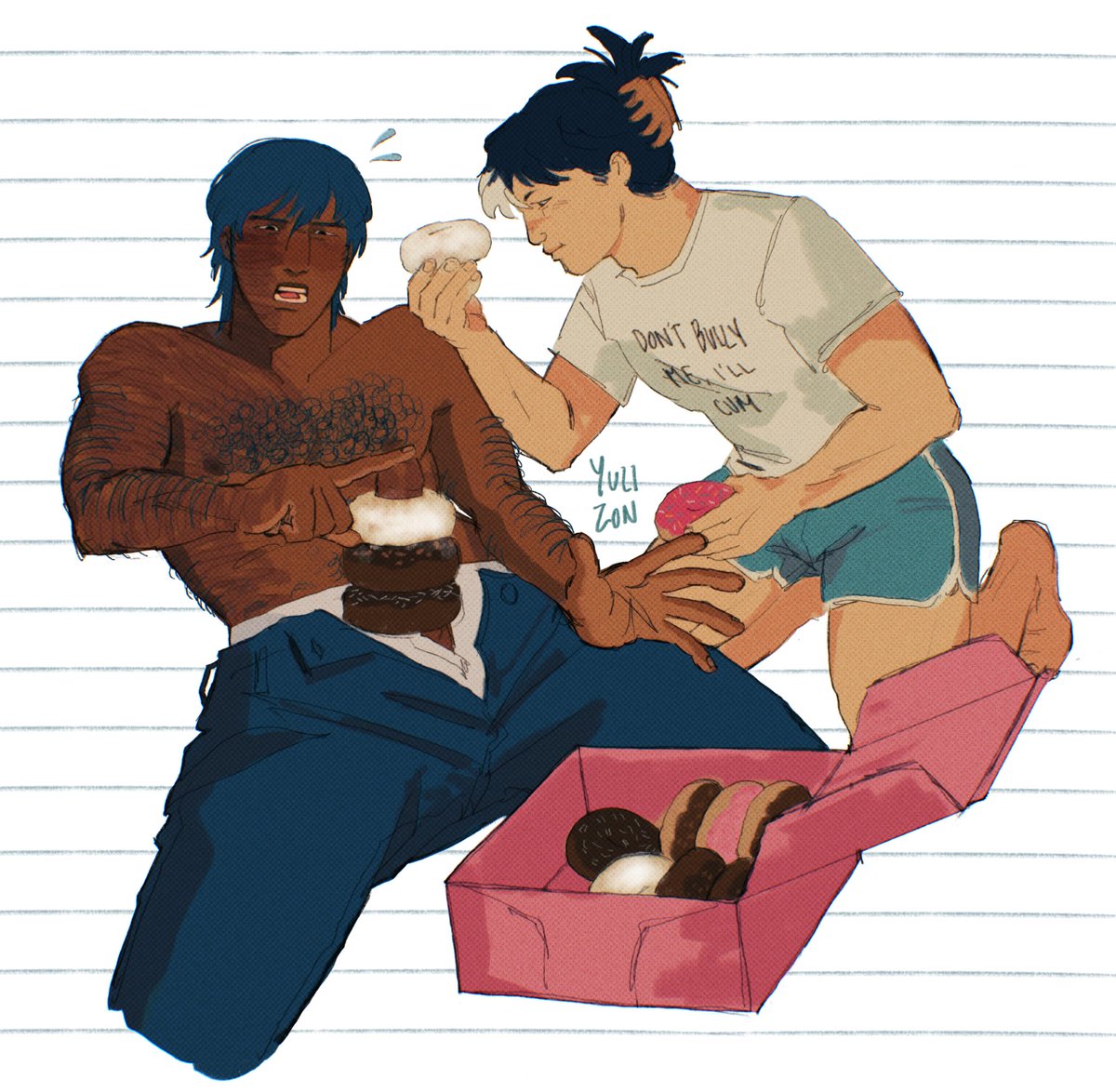 dookiedoodler's tweet photo. /nsfw, suggestive 🍩

Adding this before I forget.. 😪 #yulisocs #Tishina https://t.co/mZjga4N2zg