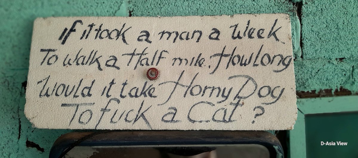 KruDavidNan1's tweet image. Laos PDR 🇱🇦 
Always philosophically challenging.
#laos #funnysign #Asiantoilet