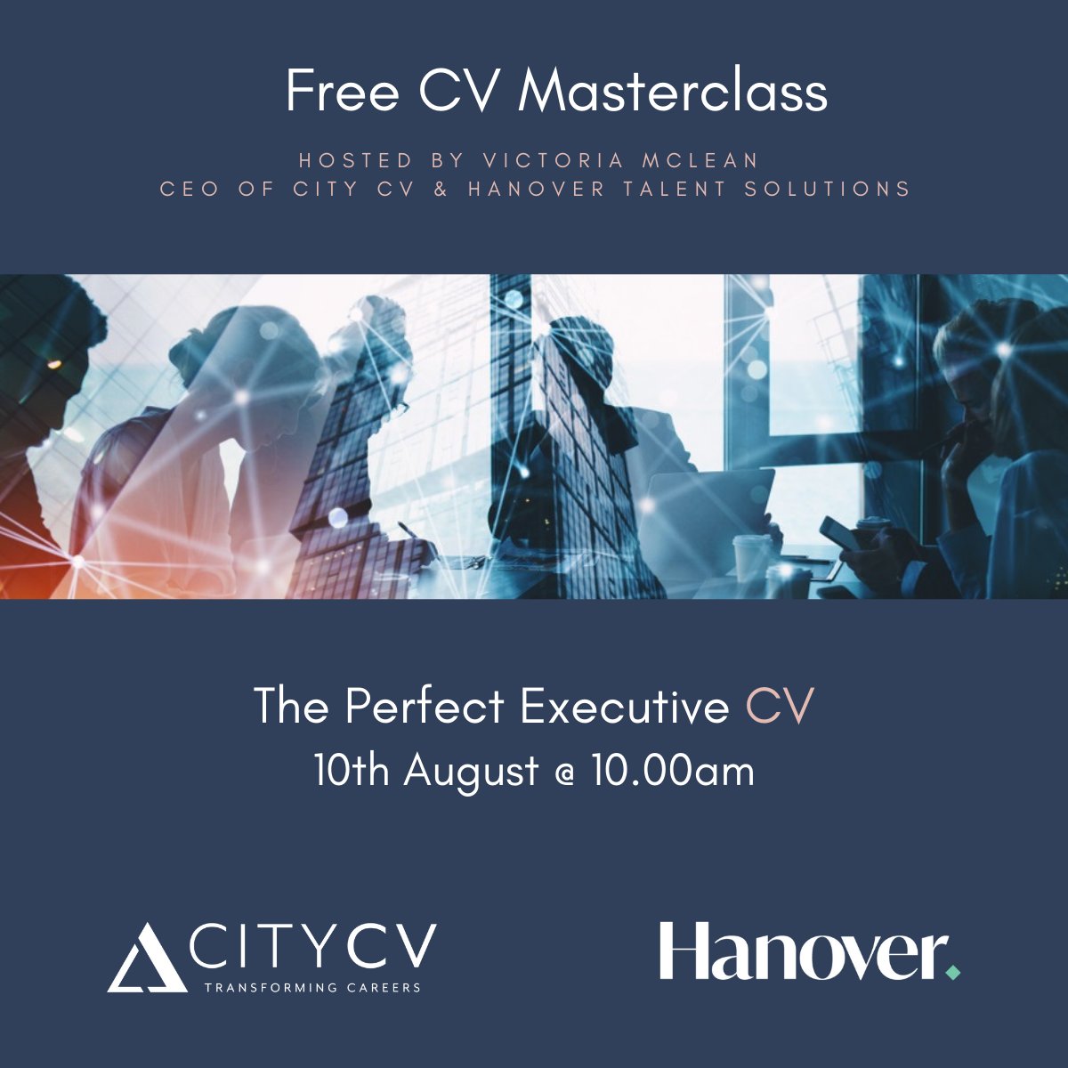 VictoriaCityCV's tweet image. Join me to learn the secrets of crafting a winning executive CV that will make you stand out from the competition.

Register here: bit.ly/3D8D2zG

#ExecutiveCV #Masterclass #CareerGrowth #ProfessionalDevelopment #StandOutFromTheCrowd
