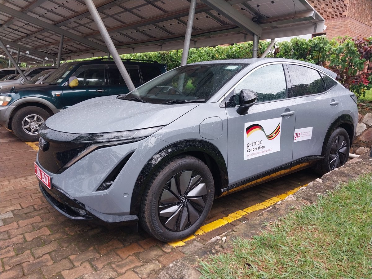 GIZ Uganda will implement electric mobility within the range of Kampala and Entebbe. Staff and future guests will enjoy an E-vehicle ride between the Entebbe airport and Kampala. Also focusing on setting up a GIZ E-vehicle fleet. <a href="/EUinUG/">EU in Uganda</a> <a href="/EnabelinUganda/">Enabel in Uganda</a> <a href="/MEMD_Uganda/">Ministry of Energy & Mineral Development</a> <a href="/UNDPUganda/">UNDP Uganda</a>