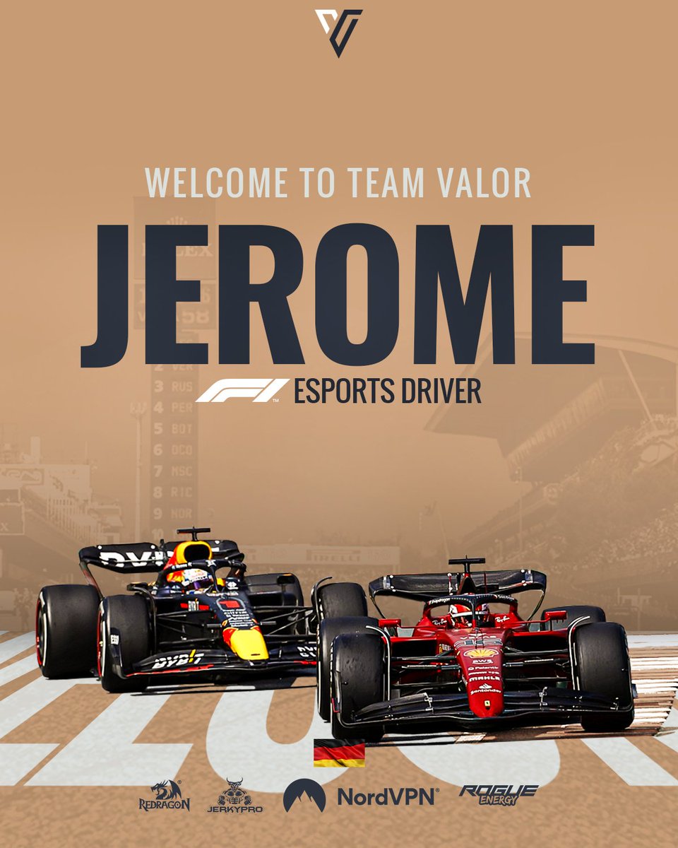 Team Valor (@teamvalor8_) on Twitter photo NEW SIGNING l <a href="/JeromeAdomako/">ET8_Jerome</a>
Jerome caught our eye after some impressive showings in early races and we are delighted to have him with us. The German driver will be a great acquisition to the blue side and we are delighted to have him.
Willkommen Jerome ๐ NEW SIGNING l <a href="/JeromeAdomako/">ET8_Jerome</a>
Jerome caught our eye after some impressive showings in early races and we are delighted to have him with us. The German driver will be a great acquisition to the blue side and we are delighted to have him.
Willkommen Jerome ๐