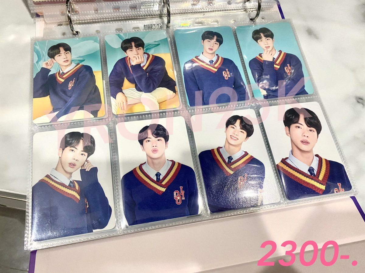 Yeon95K's tweet photo. พร้อมส่ง 13SET JIN บางตัวมีกล่องใส่ค่ะ สภาพดีทุกเซ็ต เก็บดูแลอย่างดีค่ะ ส่งฟรี #ตลาดนัดบังทัน #การ์ดพี่จิน https://t.co/CpESlUlmNy