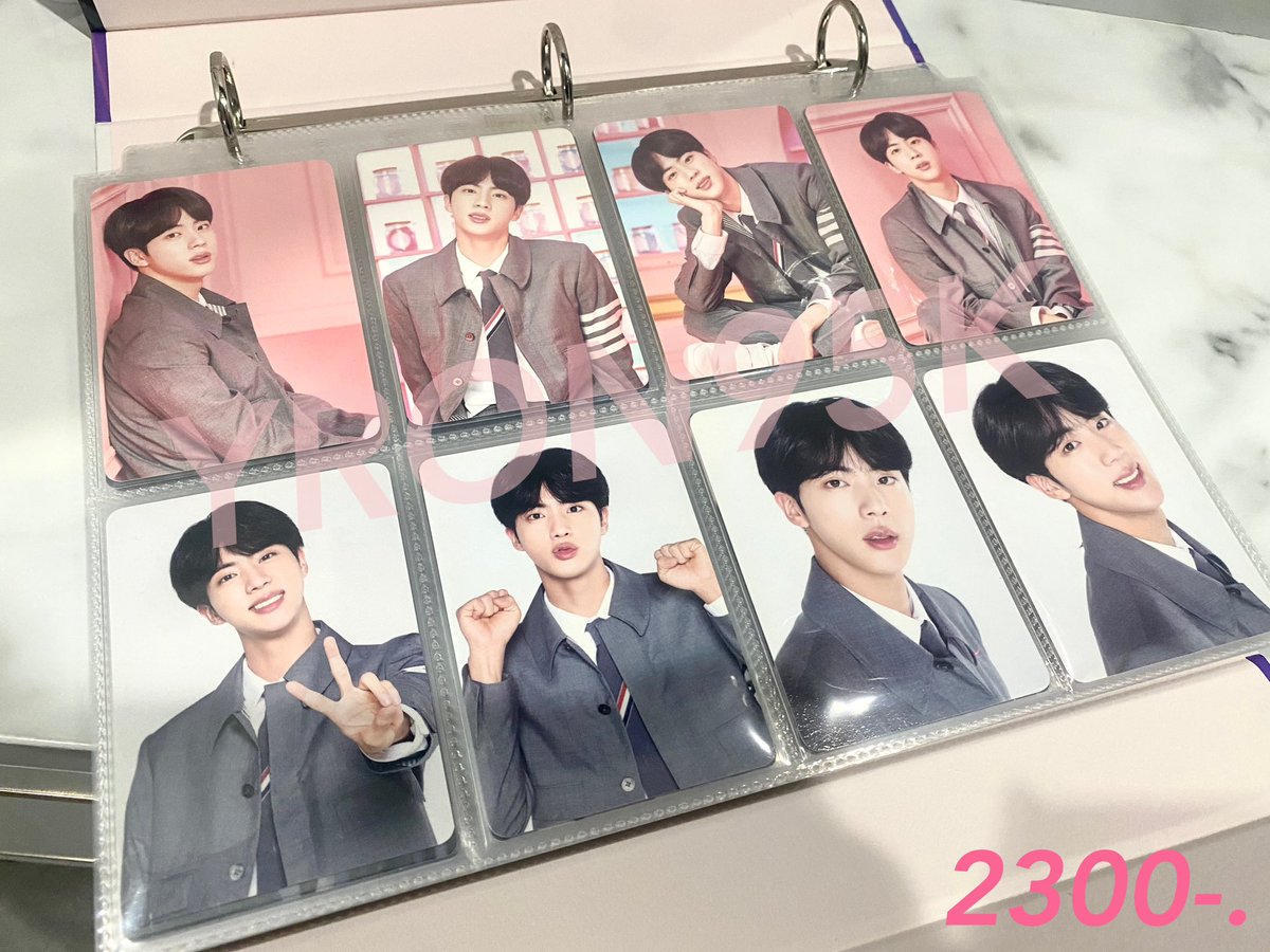 Yeon95K's tweet photo. พร้อมส่ง 13SET JIN บางตัวมีกล่องใส่ค่ะ สภาพดีทุกเซ็ต เก็บดูแลอย่างดีค่ะ ส่งฟรี #ตลาดนัดบังทัน #การ์ดพี่จิน https://t.co/CpESlUlmNy