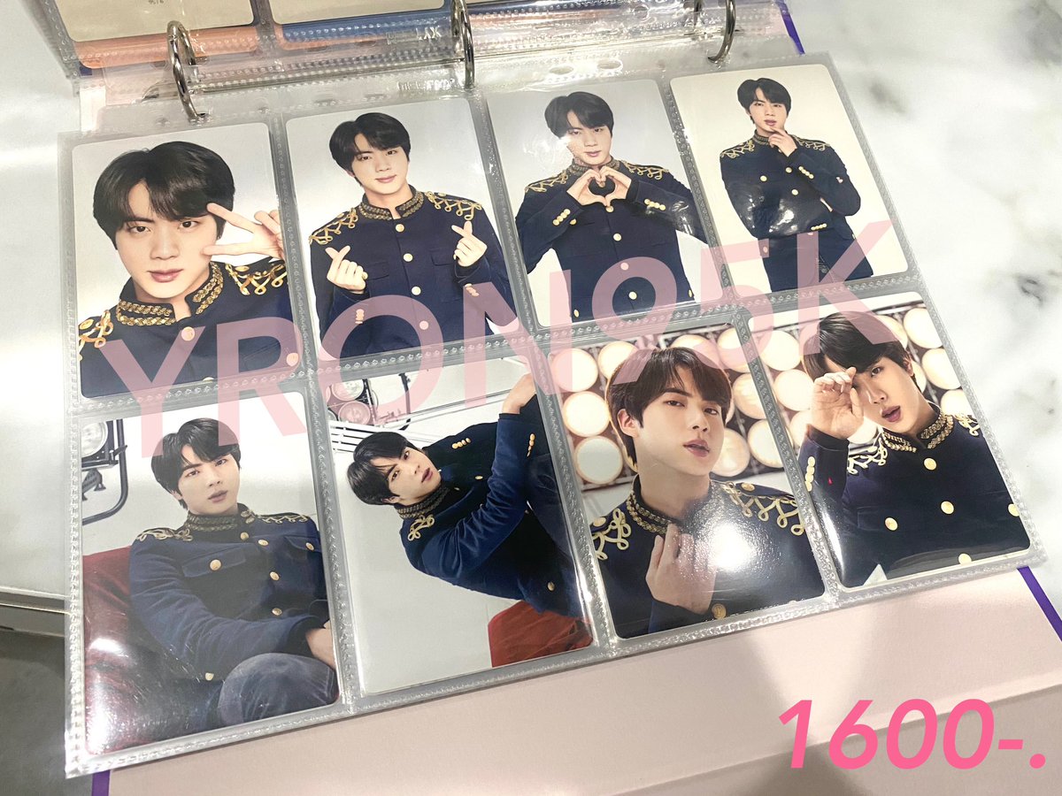 Yeon95K's tweet photo. พร้อมส่ง 13SET JIN บางตัวมีกล่องใส่ค่ะ สภาพดีทุกเซ็ต เก็บดูแลอย่างดีค่ะ ส่งฟรี #ตลาดนัดบังทัน #การ์ดพี่จิน https://t.co/CpESlUlmNy