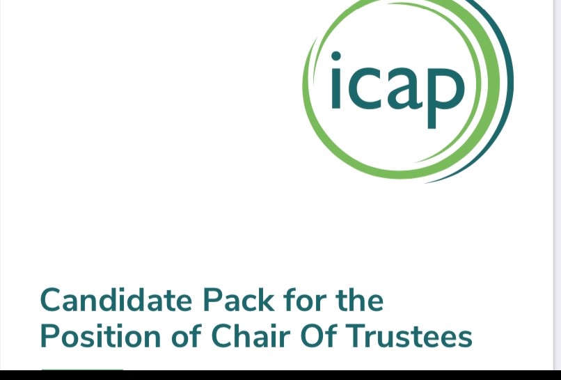 We are recruiting for a new Chair of Trustees. To find out more visit icap.org.uk/wp-content/upl… #jobfairy #chairtyjobs