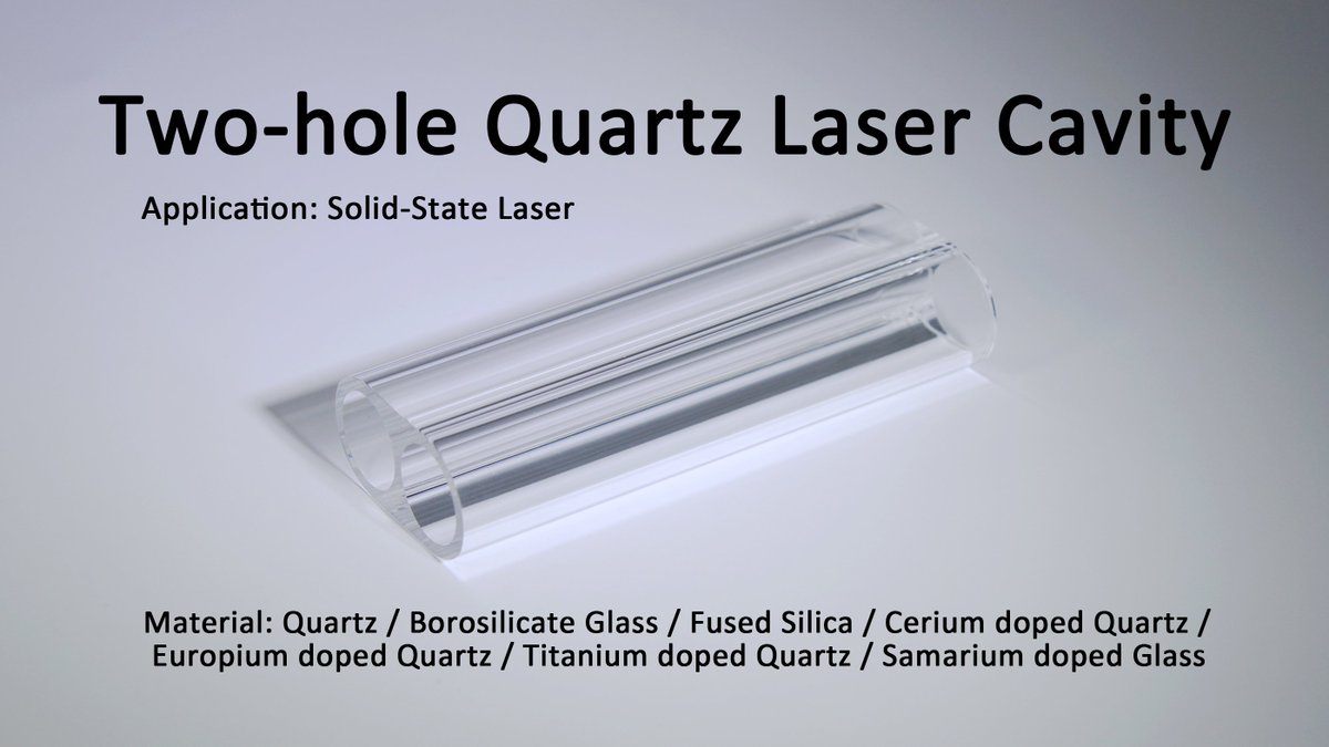 VYOPTIC_Tina's tweet photo. Two-holes Quartz Borosilicate Glass Laser Flow Tubes and Cavity Filters. #Laser #OPTICS #VYOPTICS https://t.co/K8cxwgizRx