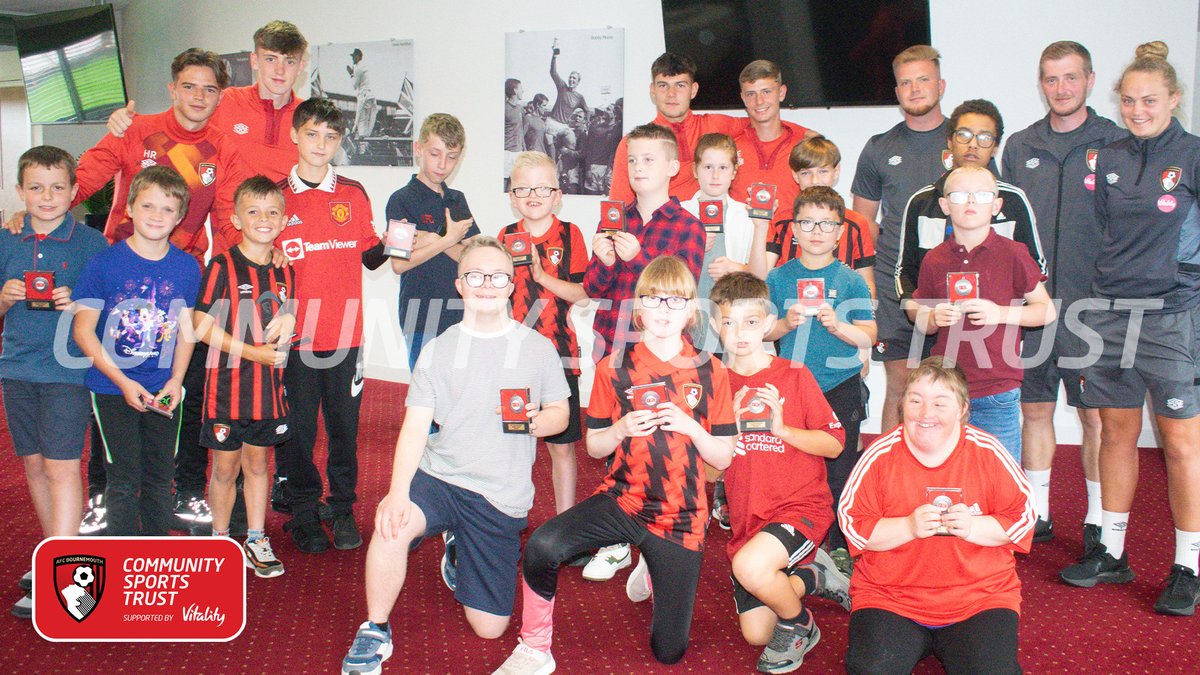 Congratulations to all the Disability Players, who represent <a href="/afcbournemouth/">AFC Bournemouth 🍒</a> throughout the season 👏

<a href="/PLCommunities/">Premier League Communities</a>