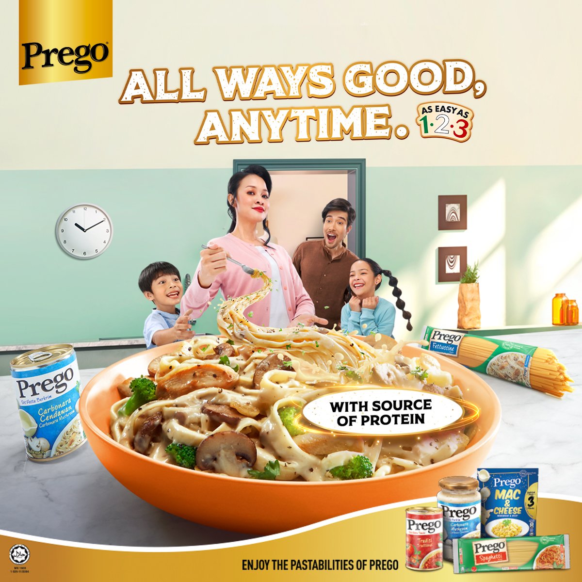 my_prego's tweet photo. “You’re the mac to my cheese 🧀and the spice 🌶️ to my seafood.🍤”

Cook your bestie a delicious restaurant-worthy lunch or dinner  made as easy as 1-2-3 with our pasta and premium sauces at home. 🧡

#PregoMalaysia
#WorldofPastabilities
#AllWaysGoodAnytime https://t.co/89Qfa9vXOn