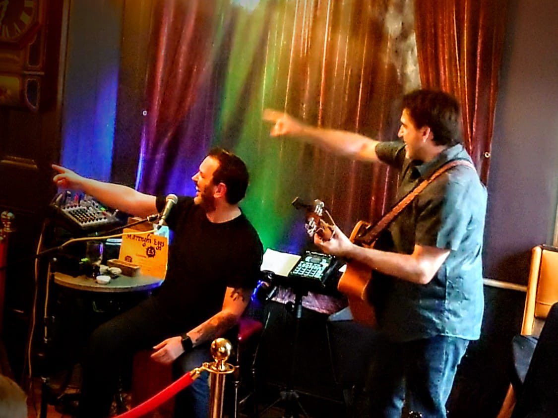 ChrisandDanJam's tweet photo. It appears the ‘gig fairy’ may have visited overnight… more details to come!

#Original #Acoustic #Rock #Live #Music #Incoming #Gig https://t.co/Ak6L41GDNC