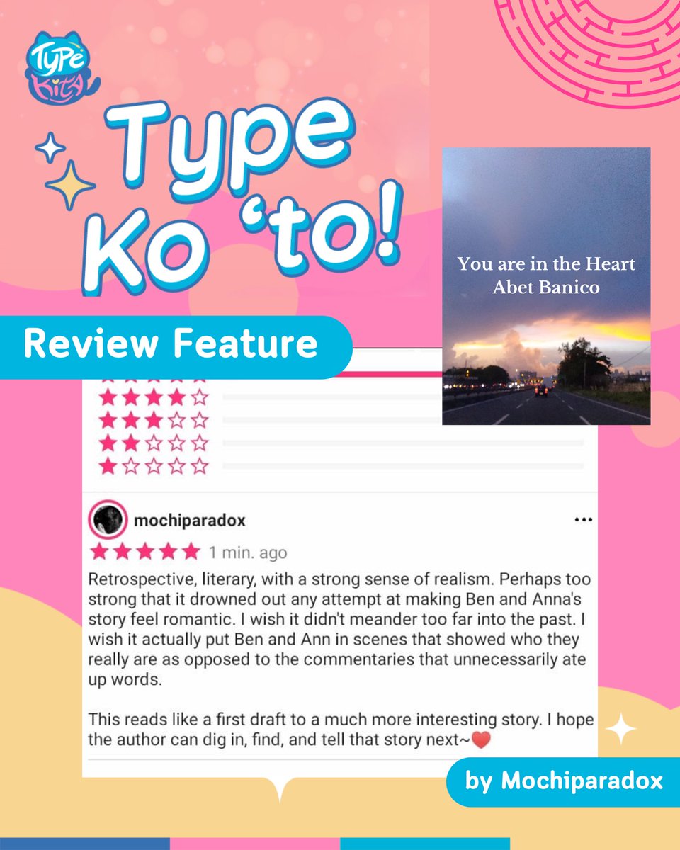 TypeKitaPH's tweet photo. Here are some #TKTypeKoTo Features for the Romance Genre! π€© What were your TK faves?
#TypeKitaPH https://t.co/rk459LUrSi