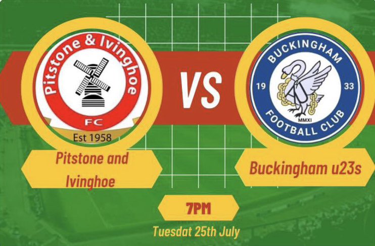 Next up for our pre season friendlies We welcome @BuckUnitedFC Kick off tonight 7pm Entry £3 Pavilion , marsworth road LU7 9AP Come along & support your local team