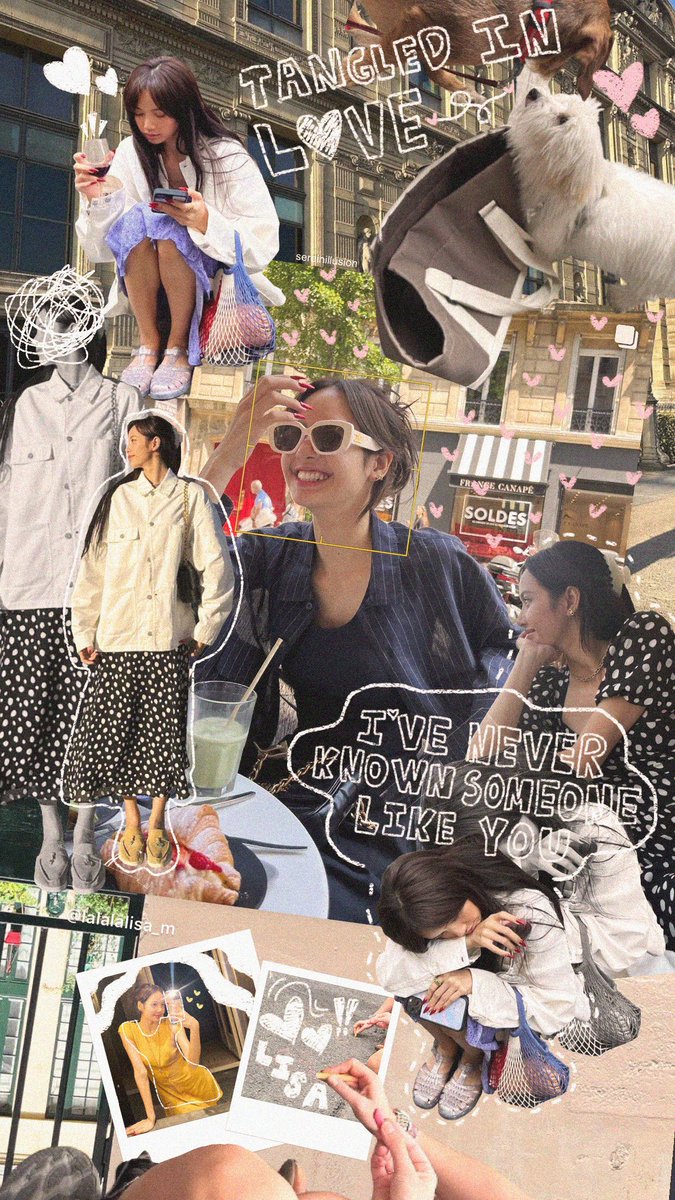 in the city of love with Lalisa — ♡‧₊˚