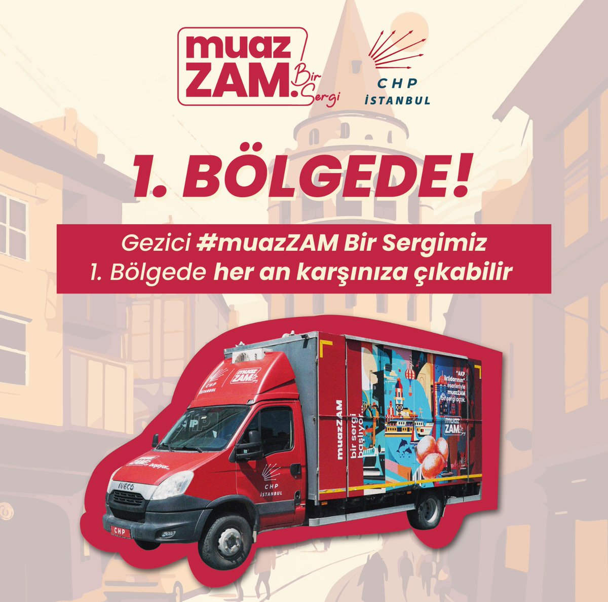 AKP iktidarının “eser”leriyle hazırladığımız gezici #muazZAM Bir Sergimiz, İstanbul 1. Bölgede her an karşınıza çıkabilir!