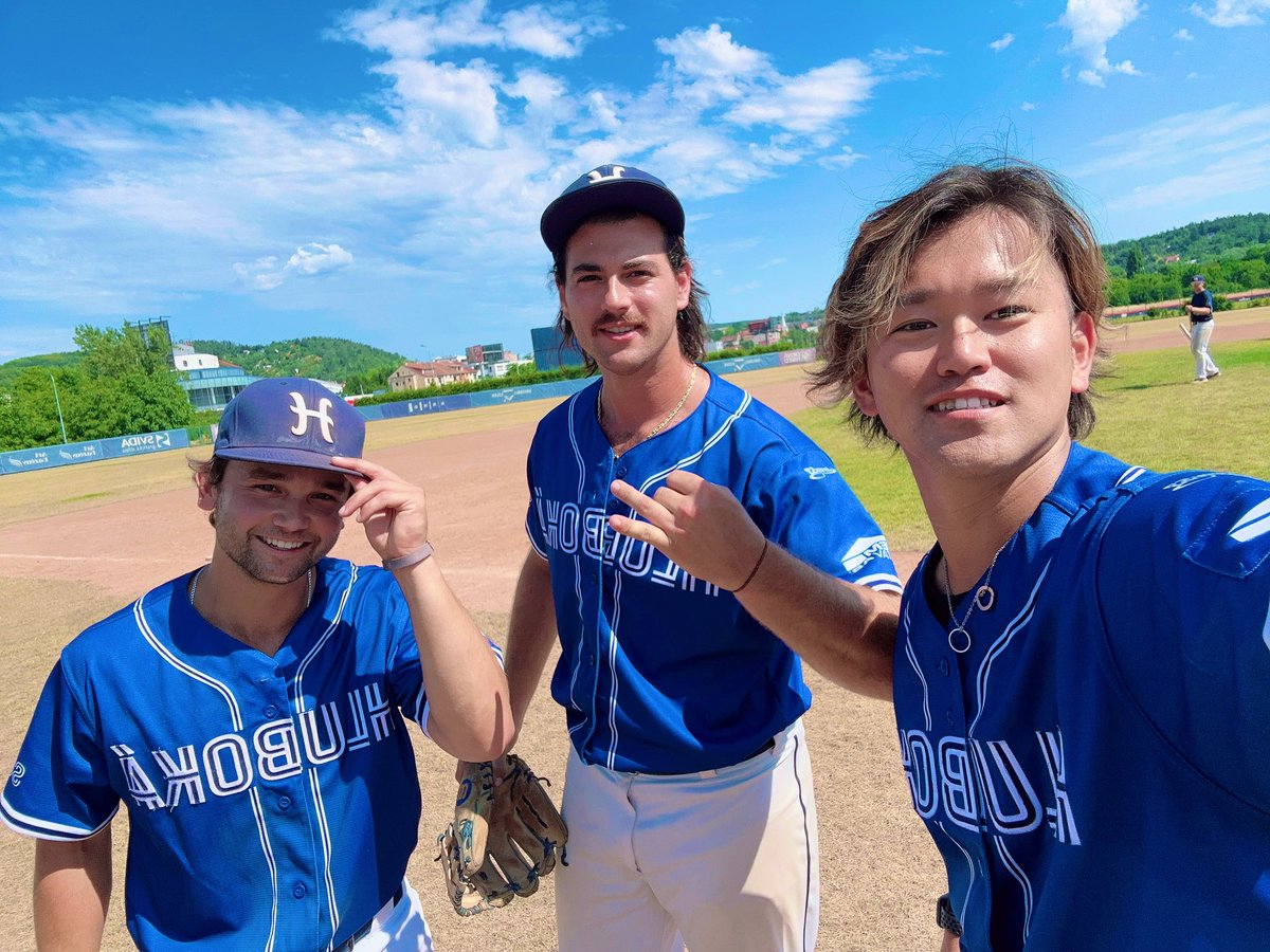 1_takamune18's tweet photo. Extraliga’23 シーズン終了しました！
Top4､finalと進出できませんでしたが
最大限やり切れたと思います。
応援ありがとうございました👍
 
#SokolHluboká 
#CzechRepublic
#Extraliga
#BaseballCzech https://t.co/LILzOh7qrS