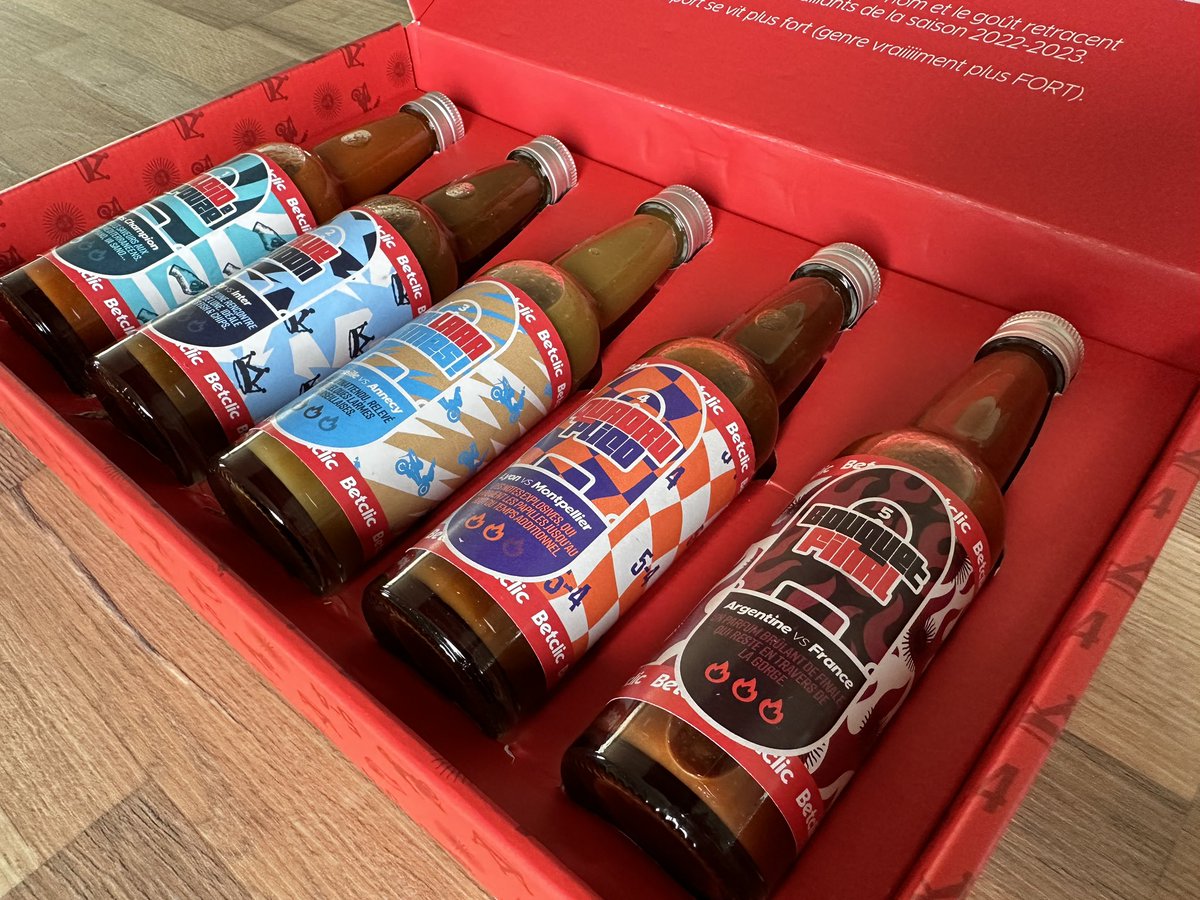 🌶️ 𝘾𝙃𝘼𝙐𝘿 𝙏𝙄𝙈𝙀 🔥

Tentez de gagner le coffret qui va pimenter la trêve estivale. ☀️

Le concept est simple : 5 sauces piquantes qui vous permettront de retracer les événements de la saison 2022-2023. 

🔄 RT + FOLLOW <a href="/Betclic/">Betclic 🔞</a> pour tenter de gagner l’un des 5 coffrets mis