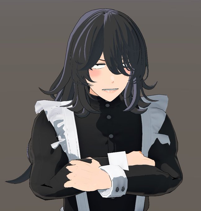 せっかくだからもっと女装感出すか 