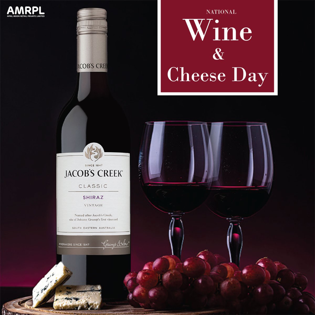 Aprilmoonretail's tweet photo. Sip, Savor, and Celebrate Wine and Cheese Day! 🍷🧀Join us for a Perfect Pairing of Fine Wines and Gourmet Cheese. Indulge in a Medley of Flavors and Unwind in the Most Delicious Way. Cheers to Unforgettable Moments! #WineAndCheeseDay #CheersToGoodTimes #SipAndSavor https://t.co/Dqy2gxuvi4