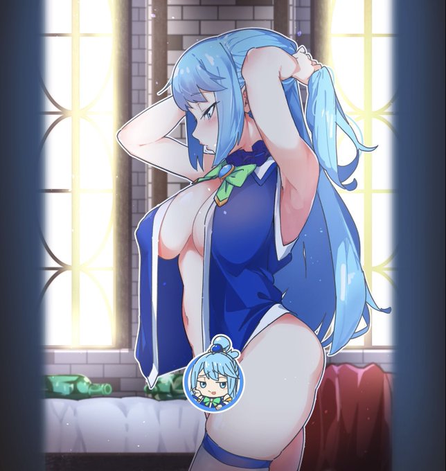 騒がしい女神の艶やかな静寂
#このすば #アクア 