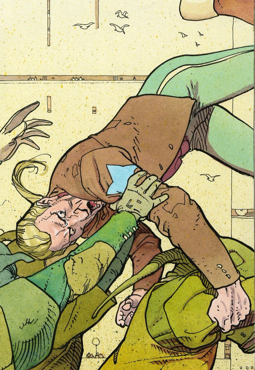 This fantastic art from "The Incal" is one of Moebius' most admirable pieces of work. 👨‍🎨🎨

Are you a Moebius fan? 🤩👏

#Connectible #ComicArt #Moebius #Comics #TheIncal