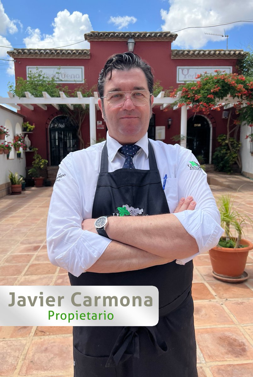 YERBAGUENA's tweet photo. 👨🍳✨ ¡Conoce al corazón y alma de nuestro restaurante! Javier Carmona, nuestro apasionado propietario, está comprometido en brindarte una experiencia culinaria única. 😋🏰
#JavierCarmona #ExperienciaGastronómica #SaborYArte #PasiónPorLaCocina #MomentosEspeciales #Campillos https://t.co/BVqprYgRRJ