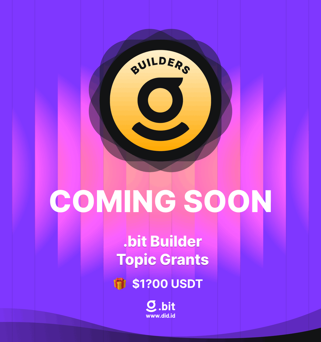 DIDbased's tweet photo. 🤔Guess what!?

A new round of Topic Grants is about to restart! 

Are you ready to embrace a new round of challenges? Let your imagination run wild and guess what the topic of this round will be!

⏳Two days countdown, stay tuned!

#Voty #bitbuilder https://t.co/3bcWlQYbqo
