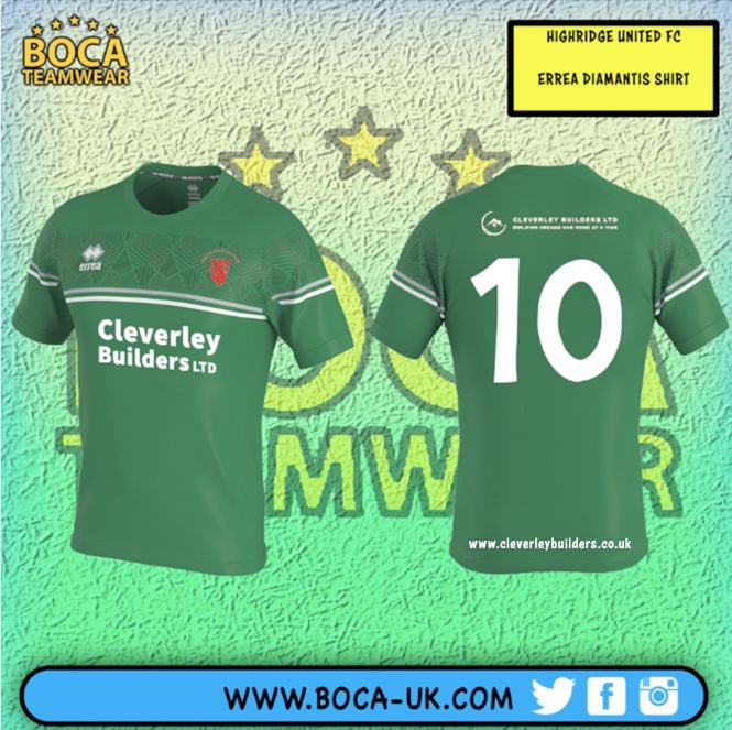 Highridgefc's tweet photo. First team new away kit incoming 🔥 

Special mention to @cleverleybuild for agreeing to do our away kit after doing last seasons home kit! https://t.co/0DqnMN5m6x