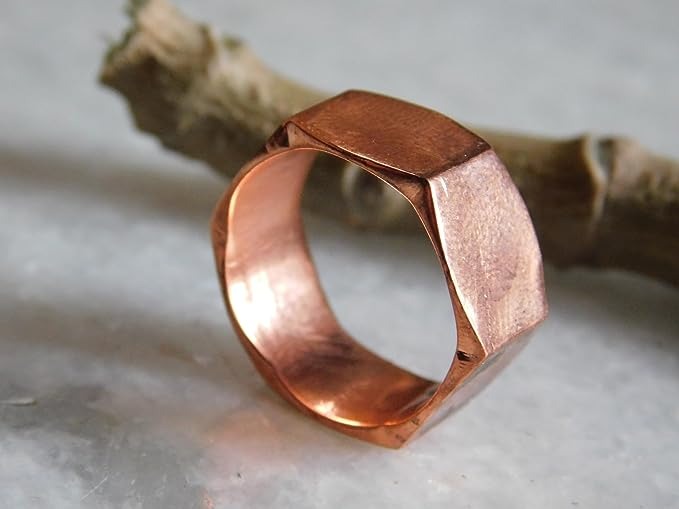 a.co/d/4lF0sih

#Solid #Copper #Screw #Nut #bolt #ring #Copperbolt #GeometricRing #PureCopper #WideBandRing #Coppernut #jewelryring #copperring #arthritisring #boltring #CopperJewelry #Handmadering #Designring #MadeinUSA #amazonesale #FreeShipping #coppergifts