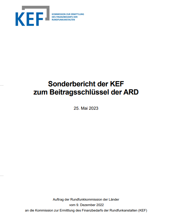 „Sonderbericht der KEF zum Beitragsschlüssel der ARD“: Was in diesem Dokument der Finanzkommission steht, das bisher nicht veröffentlicht wurde, habe ich für <a href="/epdmedien/">epd medien</a> aufgeschrieben. Online hier zu lesen: is.gd/iZJVGo