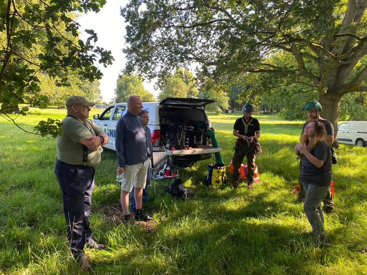 HighGround Charity UK (@highground_uk) on Twitter photo Day 3 of our Rural Experience Week funded by AFCFT for veterans referred by <a href="/stollveterans/">Jennifer Shannon</a> <a href="/factorypoppy/">ThePoppyFactory</a> <a href="/poppylegion/">Royal British Legion</a> <a href="/matthewproject/">The Matthew Project Charity</a>
Today is rope access and Arboriculture with our friends from <a href="/hilinetraining/">Hi-Line Training</a>. Thanks Matt and Kirsty #outdoorsisbetter Day 3 of our Rural Experience Week funded by AFCFT for veterans referred by <a href="/stollveterans/">Jennifer Shannon</a> <a href="/factorypoppy/">ThePoppyFactory</a> <a href="/poppylegion/">Royal British Legion</a> <a href="/matthewproject/">The Matthew Project Charity</a>
Today is rope access and Arboriculture with our friends from <a href="/hilinetraining/">Hi-Line Training</a>. Thanks Matt and Kirsty #outdoorsisbetter