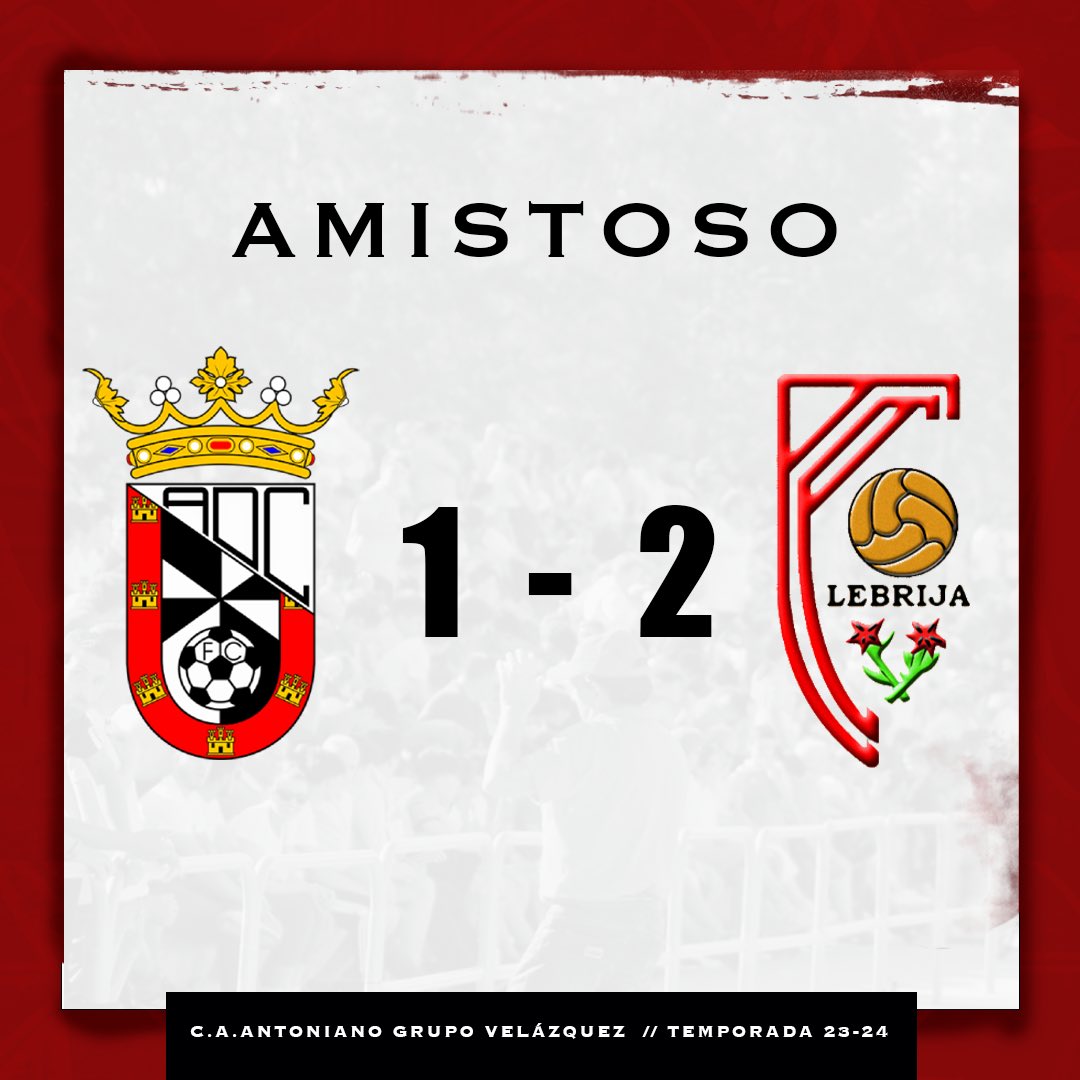 CAAntoniano's tweet photo. 🏁 ¡𝐅𝐈𝐍𝐀𝐋 𝐃𝐄𝐋 𝐏𝐀𝐑𝐓𝐈𝐃𝐎!

Comenzamos la pretemporada con victoria❤️🤍 https://t.co/AMV9b76ojo