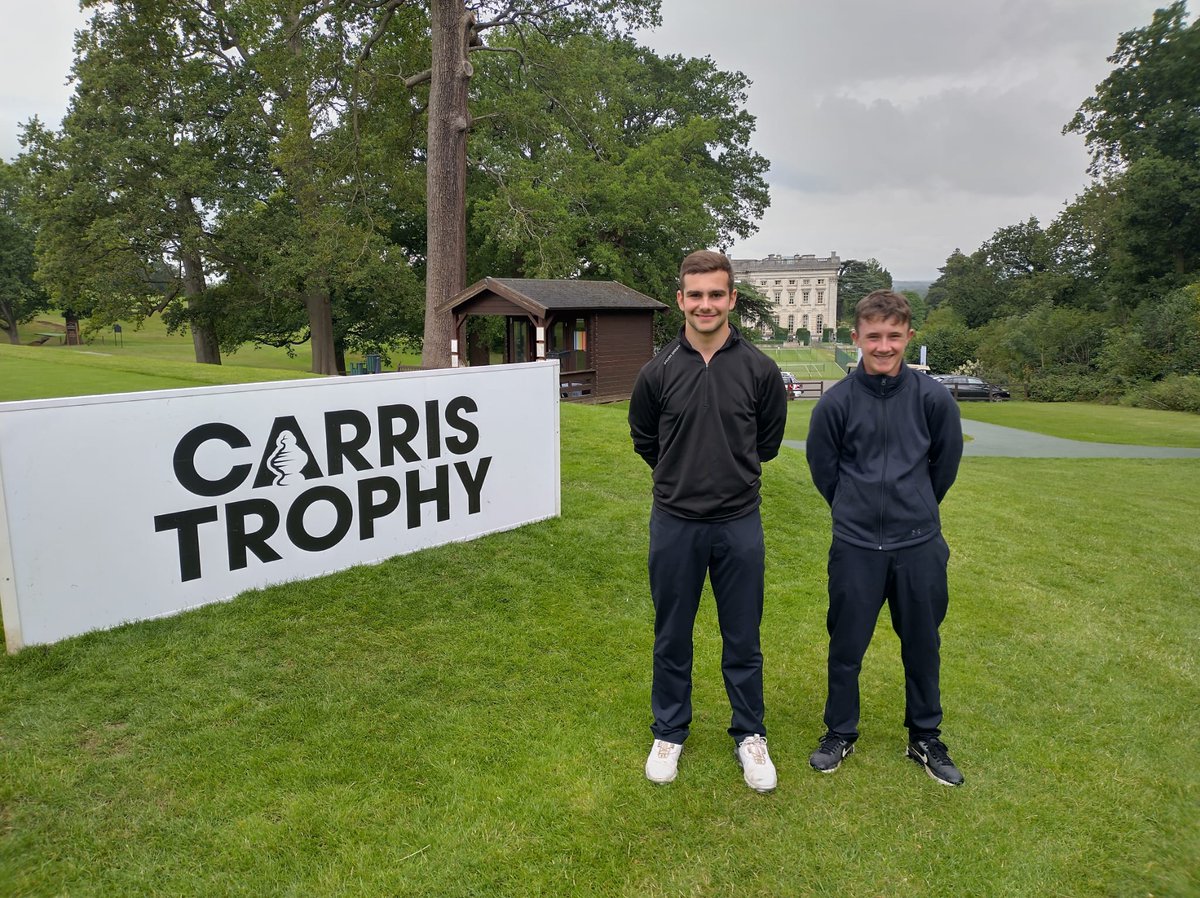 Good Luck to Staffordshire players James Thompson &amp; Ronnie Groves as they compete in the Carris Trophy starting today at Moor Park GC.

#TeamStaff
#staffsgolf