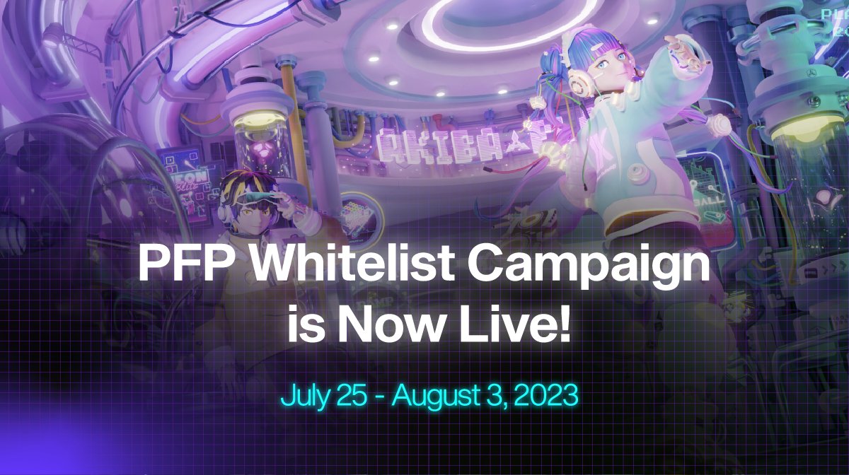 💝 【VER2.0】PFP Whitelist Giveaway 💝

The WEB3 Conference “Web X” (<a href="/WebX_Asia/">WebX 2025 (Aug 25-26)</a>) is being held today at the Tokyo, Japan! 🚀

To celebrate this event, AKIVERSE is running its second PFP whitelist giveaway campaign starting NOW! 😍

Want to win the giveaway? Read more! 🧵👇

#WebX