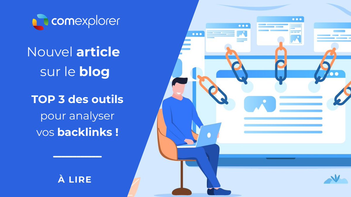 [ARTICLE BLOG] - 3 outils pour analyser vos #backlinks ! 🔗
Retrouvez dans notre article, les fonctionnalités, les avantages et inconvénients de ces 3 solutions #seo.
👉 hubs.la/Q01YdFKd0
Bonne lecture 😉
#comexplorer #marketing #digitalmarketing #strategiedigital