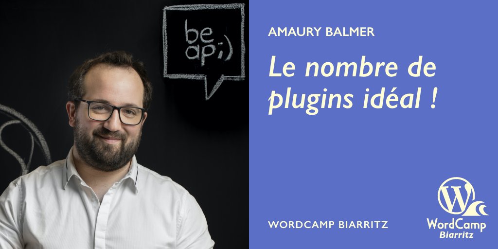 WordCamp Biarritz tweet media