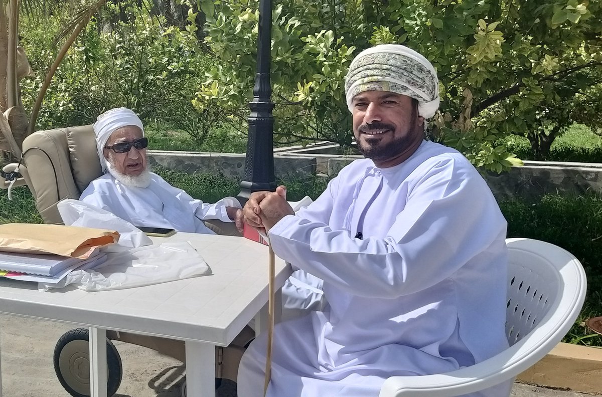 Dr_Musa_Busaidi's tweet photo. رحم الله الشيخ الجليل العلامة
#مهنا_بن_خلفان_الخروصي
كان موسوعة في العِلم والتأريخ والأدب
لي شرف الجلوس معه في مقابلة مسجلة في شهر فبراير 2021م لبحث الدكتوراه عن (المَوروث الفلكي في عُمان). https://t.co/CEu78Dxb2k