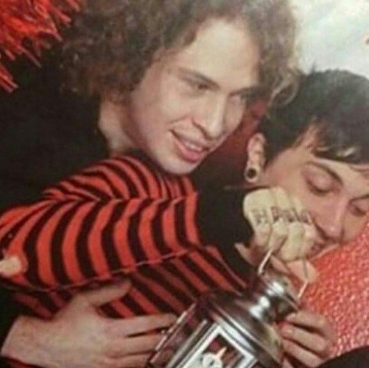 siriuslymike's tweet image. ray toro keeps his bitches in line