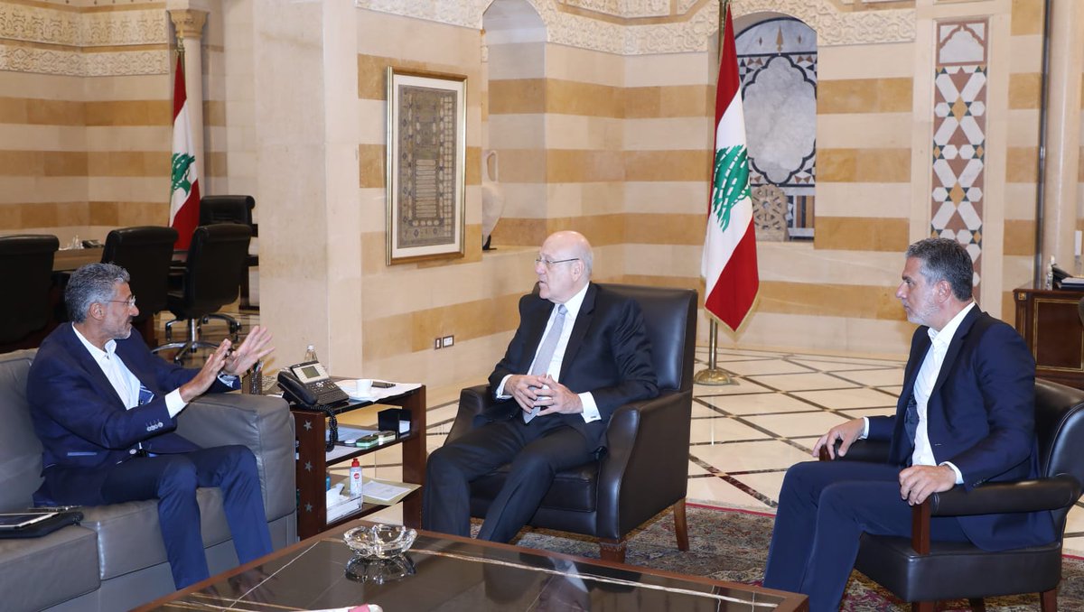 استقبل رئيس الحكومة #نجيب_ميقاتي النائب جهاد الصمد.

كما اجتمع، في حضور وزير  السياحة وليد نصار، مع بطل التسلق مكسيم شعيا.
#مجلس_الوزراء #لبنان #pcm