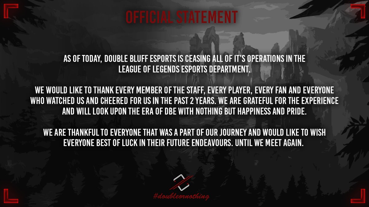 Double Bluff Esports tweet media